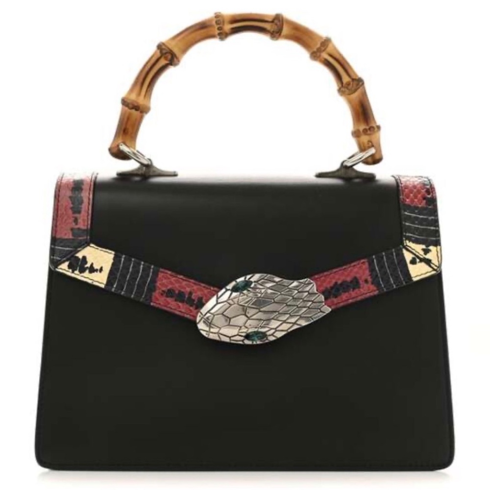 Gucci Marmont Lilith Bamboo Top Handle Bag~NWOT~with COA